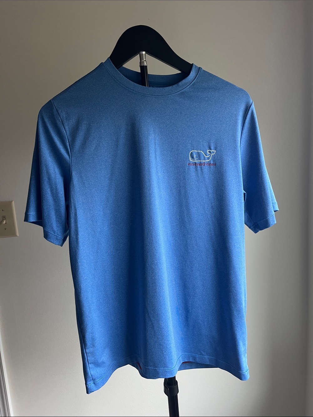 Vineyard Vines Harbor Blue Kids Short-Sleeve Whale Tee